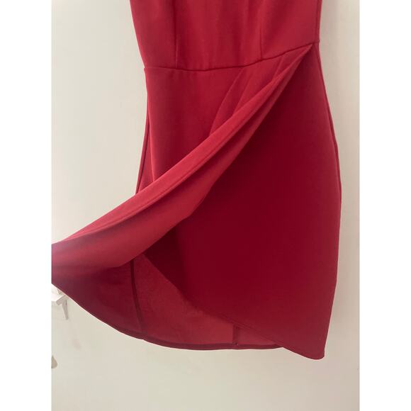 Lulus Forever Your Girl Burgundy Red Mini Dress Size Small Christmas Party - Picture 7 of 10